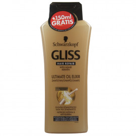 Gliss shampoo 400 ml. Oil elixir hair breakage.