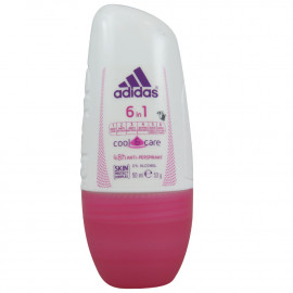 Adidas desodorante roll-on 50 ml. 6 en 1 Cool & Care.