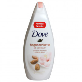Dove bath gel 700 ml. Almond cream & hibiscus.