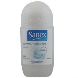 Sanex desodorante roll-on 50 ml. Dermo protector Minerals (Caja 72 u.).