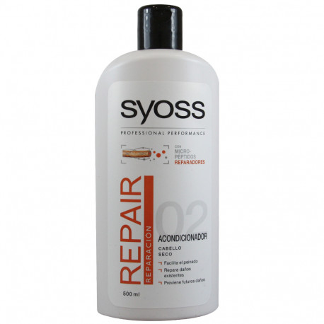 Syoss conditioner 500 ml. Repair dry hair.