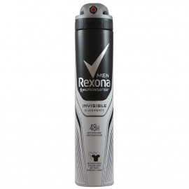 Rexona desodorante spray 200 ml. Men Rexona Invisible On Black + White Clothes.