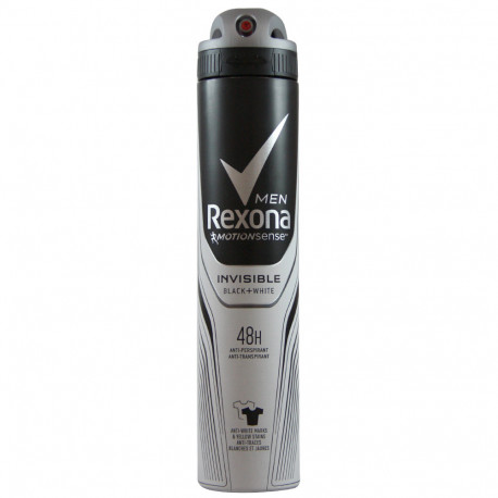 Rexona deodorant spray 200 ml. Men Invisible black and white.