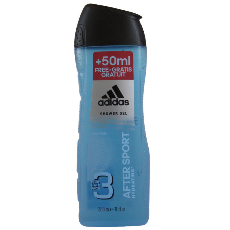 Adidas gel 300 ml. After sport cabello. - Tarraco Import Export