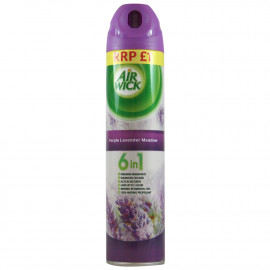 Air Wick ambientador spray 240 ml. Prado de lavanda 6 en 1.