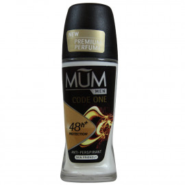Mum desodorante roll-on 50 ml. Men código uno.
