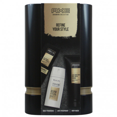 AXE Oud Wood & Dark Vanilla pack. Bodyspray 150 ml. + Bath gel 200 ml. + Cologne 100 ml.