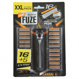 Body X Fuze maquinilla de afeitar 3 hojas + 20 recambios.