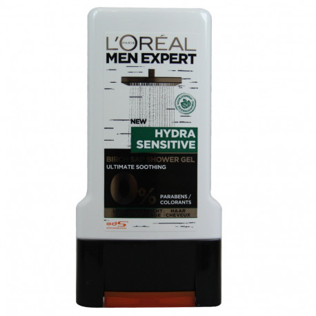 L'Oréal Men expert bath gel 300 ml. Savia de abedul.