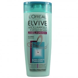 L'Oréal Elvive champú 250 ml. Arcilla extraordinaria cabellos grasos.