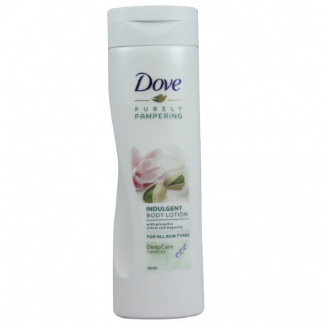 Dove body lotion 250 ml. Pistachio & magnolia all skin types.