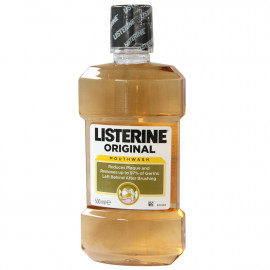 Listerine antiséptico bucal 500 ml. Original.