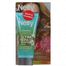 Nelly Creme intense dye. 9/00 bright blond + free 100 ml. Shampoo.