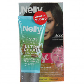Nelly Creme intense tinte. 3/00 Castaño oscuro + Champú regalo100 ml.