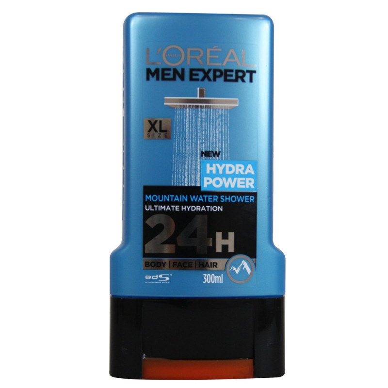 L'Oréal Men shower gel 300 power body hair and face. - Tarraco Import Export