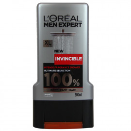 L'Oréal Men expert gel del ducha 300 ml. Invencible cuerpo cara y cabello.
