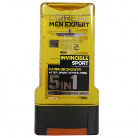 L'Oréal Men expert shower gel 300 ml. 5 in 1 invincible sport.