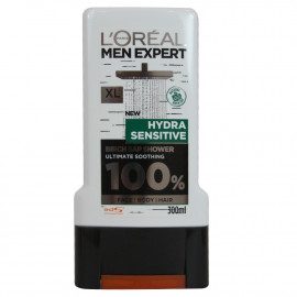 L'Oréal Men expert gel de ducha 300 ml. Savia de abedul cuerpo cara y cabello.