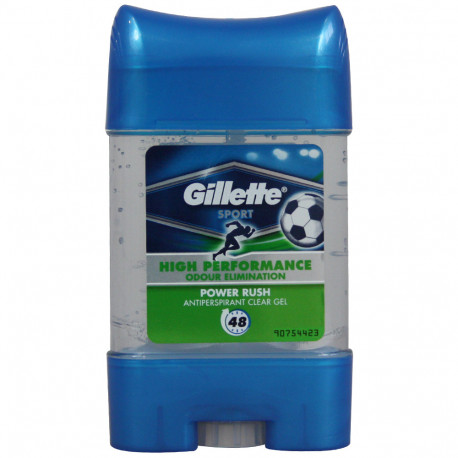 Gillette stick gel deodorant 70 ml. Power rush.