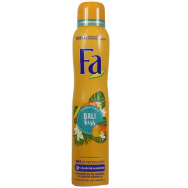 FA desodorante spray 200 ml. Bali kiss.