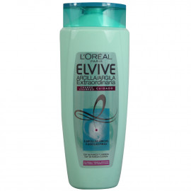 L'Oréal Elvive champú 700 ml. Arcilla Extraordinaria pelo normal.