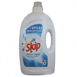 Skip detergente líquido 74 dosis 2X3,7 l. Active Clean.