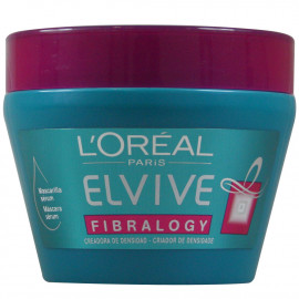 L'Oréal Elvive mascarilla 300 ml. Fibralogy densificadora.