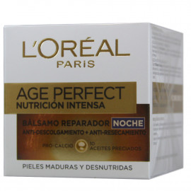 L'Oréal Age Perfect face cream 50 ml. Intense nutrition for mature skin night.