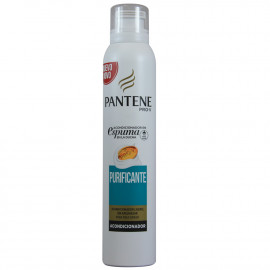 Pantene Pro-V Purificante Acondicionador en Espuma para el Cabello Fino con  Tendencia a Engrasarse - 180 ml : : Belleza