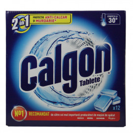 Calgon tablets 180 gr. 2 in 1. - 12 u.