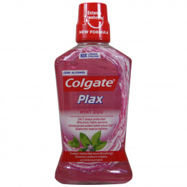 Colgate mouthwash 500 ml. Plax Mint duo.