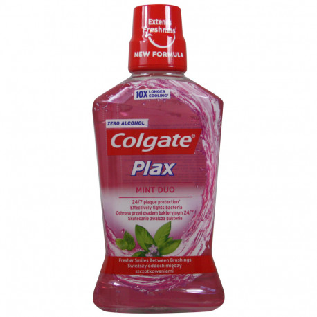 Colgate plax mouthwash 500 ml. Mint duo.
