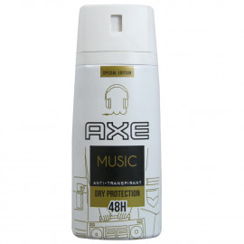 AXE desodorante bodyspray 150 ml. Music anti-manchas.