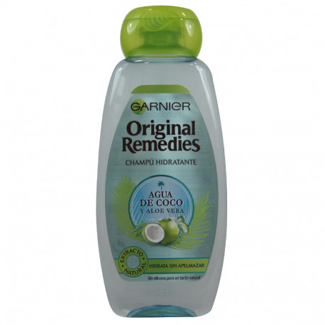 Garnier Original Remedies shampoo 300 ml. Coconut water and aloe vera.