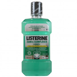 Listerine antiséptico bucal 500 ml. Menta fresca.