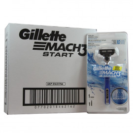 Gillette Mach 3 Start maquinilla de afeitar 1 u. Control total bajo el agua. Minibox.