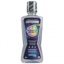 Listerine mouthwash 400 ml. Nightly reset.