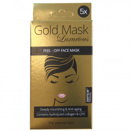 Sencebeauty facial 5X8 gr. Gold.