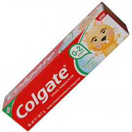 Colgate pasta de dientes infantil 50 ml. sabor fresa.