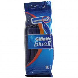 Gillette Blue II maquinilla de afeitar 10 u. 2 hojas.