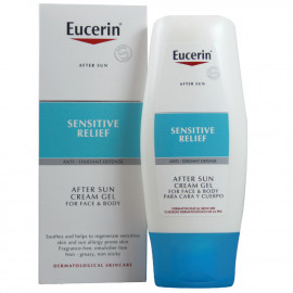 Eucerin Sun Protection after sun 150 ml. Gel cream sensitive skin.