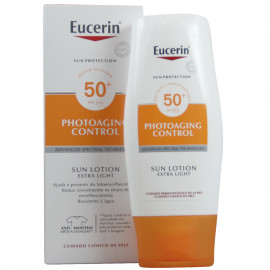 Eucerin Sun Protection loción solar 150 ml. Factor 50 anti-edad.