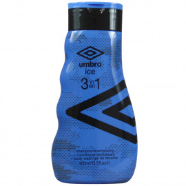 Umbro gel 400 ml. Ice 3 in 1 shampoo gel & conditioner.