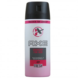 AXE deodorant bodyspray 150 ml. Fresh Anarchy For Her.