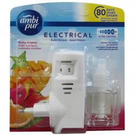 Ambipur electric diffuser + refill 20 ml. Tropical fruit.