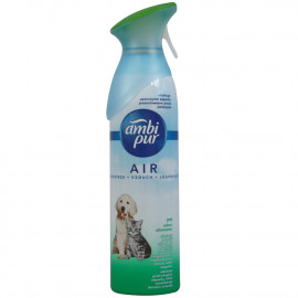 Ambipur ambientador spray 300 ml. Elimina olor a mascotas.