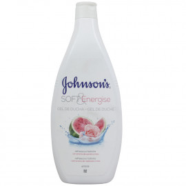 johnson's gel 750 ml. Soft & Energizer watermelon and rose.