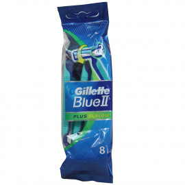 Gillette Blue II plus maquinilla de afeitar 8 u. Slalom.