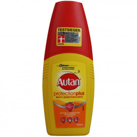 Autan anti-mosquito repellent spray 100 ml. Plus protection.