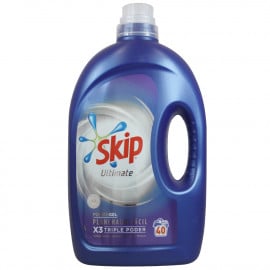Skip detergente líquido 40 dosis 2 l. Ultimate planchado fácil X3 triple poder.